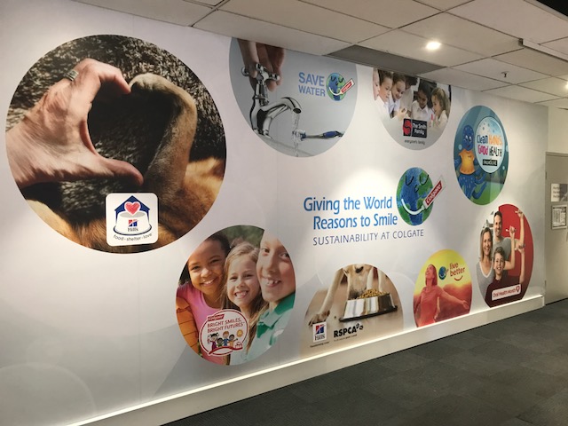 Colgate Internal Signage